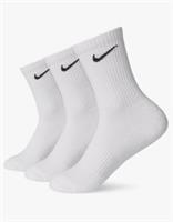 Nike Men's Cushioned Crew Socks, Size UK 2-5 - White (Pack of 3)