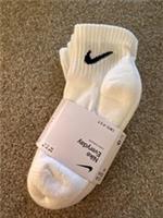 Nike Men's Cushioned Ankle Socks, Size UK 2-5 - White (Pack of 3)