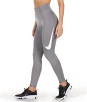 NIKE SWOOSH LOGO RUNNING DRI FIT 7/8 TIGHTS - PARTICLE GREY CJ1979-073 - WOMEN S - S Regular