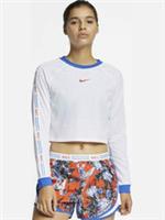 NIKE POWER RUN HYPER FEMME RUNNING LONG SLEEVE CROP TOP AT0970-100 - WOMEN XS M - XS Regular