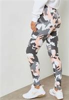 NIKE SPORTSWEAR CAMO PRINT COTTON JERSEY LEGGINGS AH4142-100 - WOMEN S - S Regular