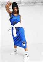 NIKE SPORTSWEAR AIR AF1 FORCE EQUALITY LOGO JERSEY LONG DRESS CU6787-405 WOMEN S - S Regular
