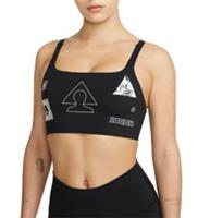 NIKE YOGA DRI FIT INDY LIGHT SUPPORT YOGA TRAINING BRA DM0682-010 WOMEN S - S Regular