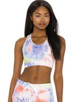 NIKE SWOOSH TIE DYE DRI FIT MEDIUM SUPPORT TRAINING GYM BRA CZ7716-854 - WOMEN S - S Regular