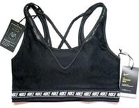 NIKE SWOOSH CLASSIC FLORAL LACE MEDIUM SUPPORT TRAINING BRA CZ4437-010 WOMEN S - S Regular