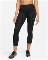 NIKE FAST RUNNING TIGHT FIT CROP 3/4 TIGHTS - BLACK DB4380-010 WOMEN XS S - XS Regular