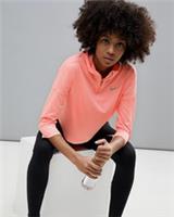 NIKE DRI FIT ELEMENT RUNNING HALF ZIP CROPPED HOODIE TOP AA7958-827 - WOMEN XL - XL Regular