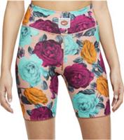 NIKE DRI FIT ONE ICON CLASH FLORAL 7" BIKE TRAINING SHORTS DM7449-609 - WOMEN S - S Regular