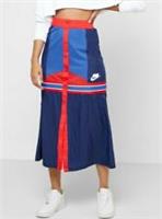 NIKE SPORTSWEAR WOVEN COLOURBLOCK PANELLED MIDI MAXI SKIRT BV2995-492 WOMEN S M - S Regular