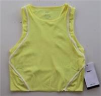 NIKE YOGA DRI FIT INFINILON LUXE TIGHT CROP TANK TOP - CITRON DM7667-712 WOMEN S - S Regular