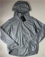 NIKE SHIELD WATER WIND REPEL REFLECTIVE RUNNING JACKET - GREY CJ5077-073 WOMEN M - M Regular