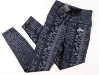 NIKE AIR EPIC FAST LOGO PRINT DRI FIT RUNNING TIGHTS BLACK CZ9388-010 WOMEN XS - XS Regular