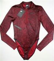 NIKE SPORTSWEAR PYTHON PRINT LONG SLEEVE BODYSUIT TOP CJ6355-677 - WOMEN XS S M - M Regular