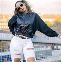 NIKE SPORTSWEAR CROPPED 1/4 ZIP WINDBREAKER TOP - BLACK CU6382-010 - WOMEN XS S - S Regular