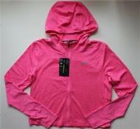 NIKE DRI FIT ELEMENT RUNNING HOODED LONG SLEEVE TOP - PINK CU3272-639 WOMEN S - S Regular