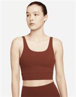 NIKE YOGA LUXE INFINALON DRI FIT TIGHT CROP TANK TOP - BROWN CV0576-217 WOMEN S - S Regular