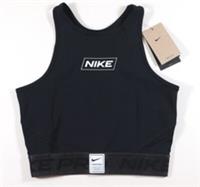 NIKE PRO DRI FIT TRAINING CROPPED CROP TANK TOP BLACK DQ5593-010 WOMEN S M L - S Regular