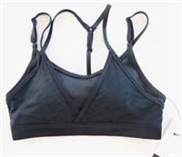 NIKE INDY ICON CLASH DRI FIT LIGHT SUPPORT TRAINING BRA BLACK DD1394-010 WOMEN M - M Regular