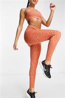 NIKE ONE LEOPARD PRINT DRI FIT TRAINING GYM LEGGINGS DM7274-827 WOMEN L - L Regular