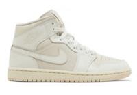 Womens Nike Air Jordan 1 Mid Size 5_5.5_6_7 Cream BQ6472