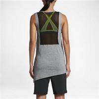 NIKE BREATHE DRI FIT TRAINING GYM TANK TOP GREY 831259-091 WOMEN XS - XS Regular