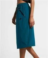 NIKE SPORTSWEAR TECH HYPERMESH WOVEN SLIM MIDI SKIRT BLUE 833468-457 WOMEN XS S - XS Regular