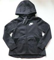 NIKE SPORTSWEAR SHERPA FLEECE HOODIE JACKET BLACK CJ4413-010 KIDS GIRLS S