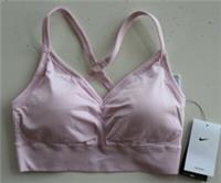 NIKE INDY SEAMLESS DRI FIT SPORTS GYM TRAINING BRA REGAL PINK CJ5875695 WOMEN L  L Regular