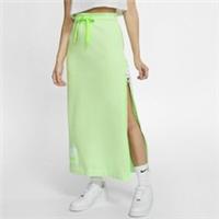 NIKE SPORTSWEAR SOFT FLEECE LONG ZIP OVERSIZED SKIRT GREEN CT0878-376 WOMEN XS S - S Regular