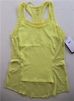 NIKE YOGA DRI FIT LUXE RIBBED KNIT TANK TOP VEST CITRON DM7004-712 WOMEN S - S Regular