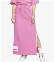 NIKE SPORTSWEAR SOFT FLEECE LONG ZIP OVERSIZED SKIRT PINK CT0878-698 WOMEN L - L Regular