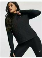 NIKE AEROLAYER INSULATED PADDED RUNNING ZIP JACKET BLACK DM1532-010 WOMEN S - S Regular