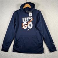 Nike Hoodie Boys XL Lets Go Dri-Fit Obsidian Blue NWT Kangaroo Pocket