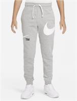 NIKE SPORTSWEAR SWOOSH FLEECE PANTS JOGGERS GREY DD8721-063 BOYS GIRLS M