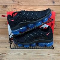 Nike Trainers Womens Size UK 5.5 Air VaporMax Plus Black Icy Blue Running Shoes