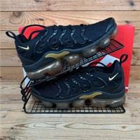 Nike Trainers Womens Size UK 5.5 Air VaporMax Plus SE Black Gold Running Shoes