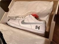 Supreme x SB Dunk Low White 94 UK Size 8.5 Brand New, Boxes With Tags
