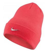 NIKE METAL FUTURE SWOOSH SOFT STRETCH KNIT BEANIE HAT PINK CK6484-617 KIDS GIRLS