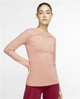 NIKE PRO WARM METALLIC DRI FIT TRAINING LONG SLEEVE TOP PINK BV3392-606 WOMEN S - S Regular