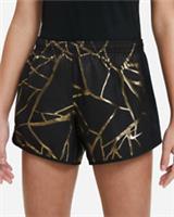 NIKE DRI FIT TEMPO RUNNING SHORTS BLACK GOLD METALLIC CU8441-010 GIRLS S