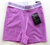 NIKE PRO LOGO TRAINING GYM 3" DRI FIT SHORTS VIOLET SHOCK DA0487591 WOMEN S  S Regular