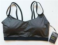 NIKE INDY METALLIC DRI FIT SPORTS GYM TRAINING BRA AA4234-010 WOMEN L - L Regular