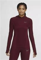 NIKE RUNWAY TEXTURED KNIT RUNNING PULLOVER HOODIE TOP CU3381-638 - WOMEN S - S Regular
