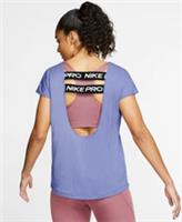 NIKE PRO DRI FIT LOOSE TRAINING WORKOUT GYM SHORT SLEEVE TOP CJ4082-569 WOMEN M - M Regular