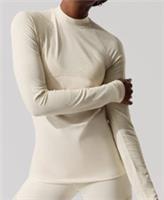 NIKE PRO WARM DRI FIT METALLIC TRAINING LONG SLEEVE TOP AO9226-258 WOMEN XS - XS Regular