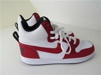 New no box NIKE men's High top trainers, sneakers White Red UK7.5