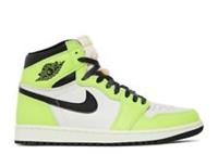 Nike Air Jordan 1 Retro High OG Visionaire - Volt/Black-Sail UK 7 US 8