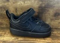 Nike Court Borough Low Recraft Trainers Infant Boys Black Size UK C4.5 #REF117