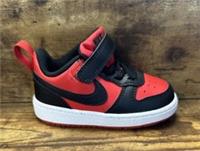 Nike Court Borough Low Recraft Trainers Infant Boys Red/Black Size UK 5.5 #REF40