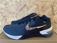 Nike Metcon 8 UK 12 EU 47.5 Crossfit Navy Orange DQ9328 401